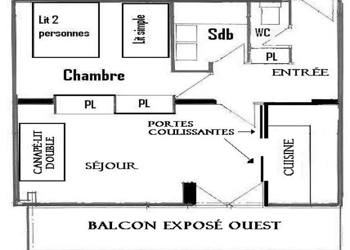 Charmant 3 Pieces Renove, Au Pied Des Pistes Pour 6 Pers. - Fr-1-455-136 Lejlighed